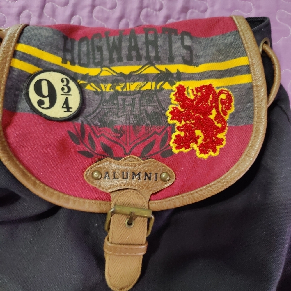 Harry Potter Hogwarts Gryffindor Drawstring Backpack - Picture 4 of 5